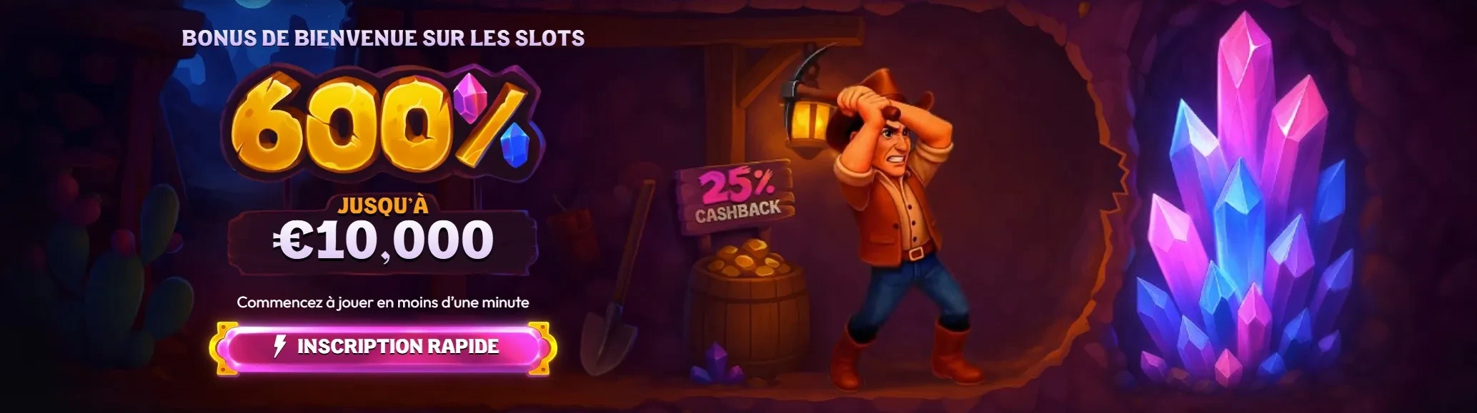 Wildzy Casino banner PC