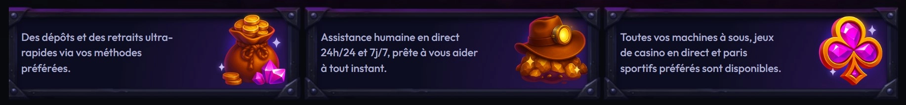 Les points forts que nous retenons